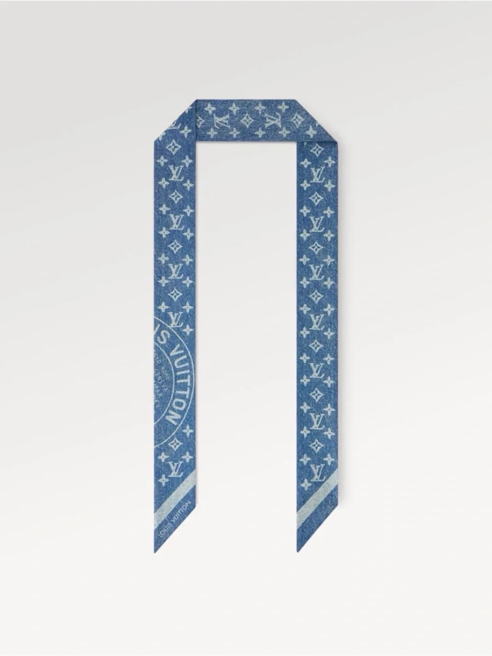 Louis Vuitton Denim Stamp BB Bandeau - Bleu Denim. SS26 Nautical Collection. NEW